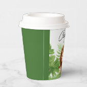 Cute Safari Lion Birthday 紙コップ (右)