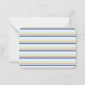 Cute Sandwich Valentine Classroom Flat Note Card  ノートカード (裏面)