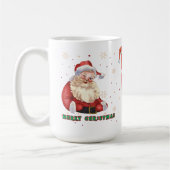 Cute Santa 15 oz Mug コーヒーマグカップ (左)