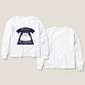 Cute Santa Cat Melanomas Christmas  (デザイン 正面＆背面)