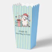 Cute Santa Cat with Gift Box フェイバーボックス (裏面)