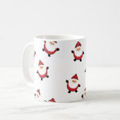 Cute Santa Christmas Mug コーヒーマグカップ (正面左)