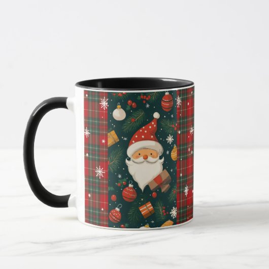 Cute Santa Christmas Mug マグカップ (左)