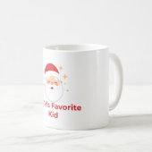 Cute Santa Christmas Mug for Kids コーヒーマグカップ (正面右)
