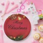 Cute Santa Christmas Plate – Festive Holiday Gift  ペーパープレート (パーティー)