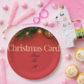 Cute Santa Christmas Plate – Festive Holiday Gift  ペーパープレート (パーティー)