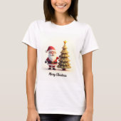Cute Santa Christmas Tee Tシャツ (正面)
