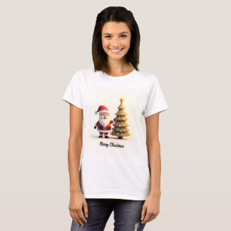 Cute Santa Christmas Tee Tシャツ