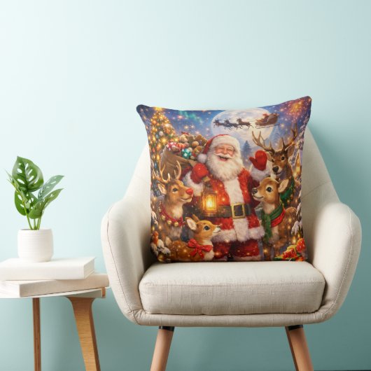 Cute Santa Claus クッション (椅子)