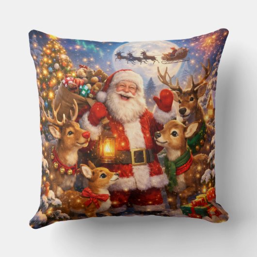 Cute Santa Claus クッション (裏面)