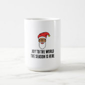 Cute Santa Claus Christmas Design コーヒーマグカップ (中央)