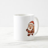 Cute Santa Claus Christmas Mug コーヒーマグカップ (正面右)