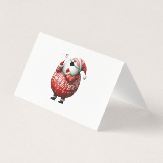 Cute Santa Claus Holiday Festive Christmas (正面)