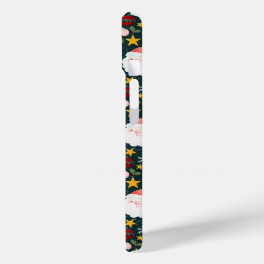 Cute Santa Claus Holiday Seamless Pattern Case-Mate iPhoneケース (裏面 / 左)
