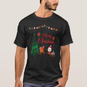 Cute Santa Claus Merry Christmas Tシャツ (正面)