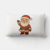 Cute Santa Claus Throw Pillow ランバークッション (裏面)
