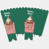 Cute Santa Claus with Hot Cocoa フェイバーボックス (見開き)