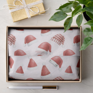 Cute Santa Hat for Girls Soft Pink Christmas 薄葉紙
