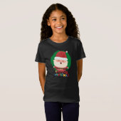 Cute Santa,Merry Christmas Tシャツ (正面フル)