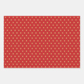 Cute Santa Niceリスト認定写真 ラッピングペーパーシート (正面2)