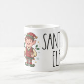 Cute Santa’s Elf Christmas Mug コーヒーマグカップ (正面右)