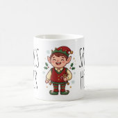 Cute Santa’s Helper Christmas Mug コーヒーマグカップ (中央)