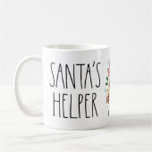 Cute Santa’s Helper Christmas Mug コーヒーマグカップ (左)