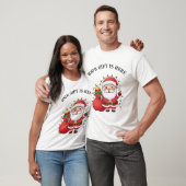 Cute Santa “Your Gift Is Here” Christmas T-Shirt Tシャツ (ユニセックス)
