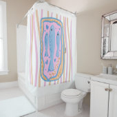 Cute Sardine Art シャワーカーテン (インサイチュ)