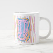 Cute Sardine Art ジャンボコーヒーマグカップ (右)
