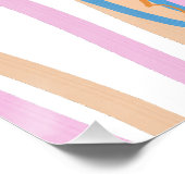 Cute Sardine Art ポスター (コーナー)