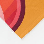 Cute Sardines Fish Cartoon フリースブランケット (角)