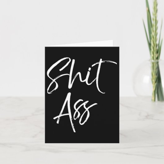 Cute Saying For Women Funny Quote Gag Gift Tank To カード (正面)