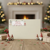 Cute Scandinavian Christmas Gnome   ラベル