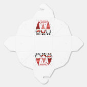 Cute Scandinavian Christmas Gnomes Favor Box フェイバーボックス (見開き)