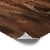 Cute Scarecrow In Fall Field Print, Halloween ポスター (角)