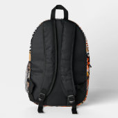  Cute & Scary Halloween Spooky vibes  プリントバックパック (裏面)