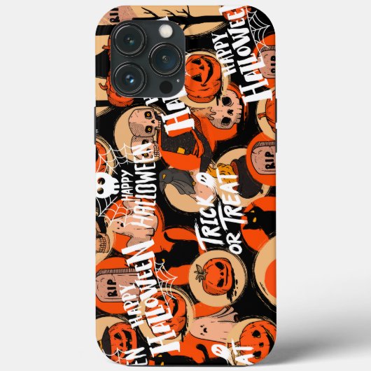  Cute & Scary Halloween Spooky vibes  Case-Mate iPhoneケース (裏面)