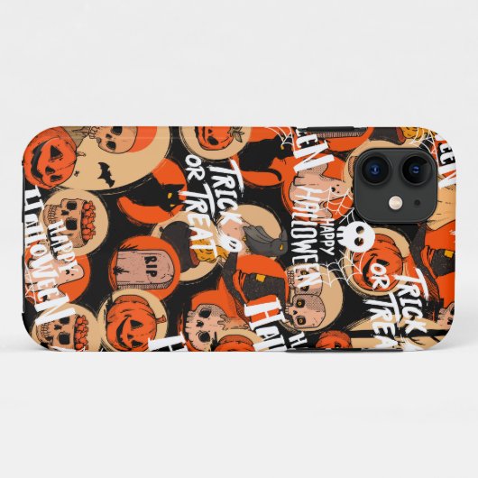  Cute & Scary Halloween Spooky vibes  Case-Mate iPhoneケース (裏面(横))
