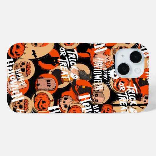  Cute & Scary Halloween Spooky vibes  Case-Mate iPhoneケース (裏面 (横))
