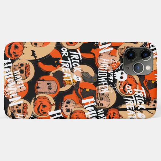  Cute & Scary Halloween Spooky vibes  Case-Mate iPhoneケース (裏面(横))