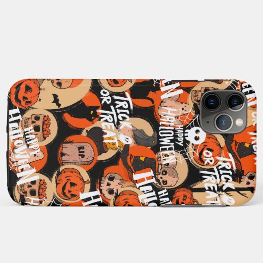  Cute & Scary Halloween Spooky vibes  Case-Mate iPhoneケース (裏面(横))