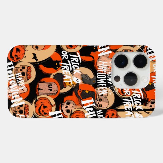  Cute & Scary Halloween Spooky vibes  Case-Mate iPhoneケース (裏面 (横))