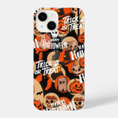  Cute & Scary Halloween Spooky vibes  iPhoneケース (裏面)