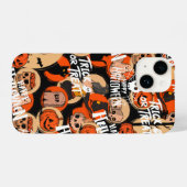  Cute & Scary Halloween Spooky vibes  iPhoneケース (裏面横)