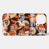  Cute & Scary Halloween Spooky vibes  iPhoneケース (裏面横)