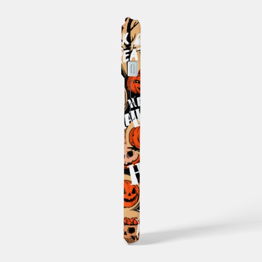  Cute & Scary Halloween Spooky vibes  iPhone 15ケース (左側面)