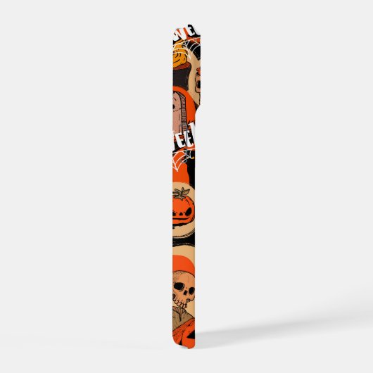  Cute & Scary Halloween Spooky vibes  iPhone 15ケース (右側面)
