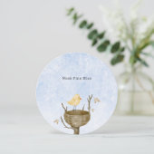 Cute Scene With Little Baby Bird In A Bird's Nest 招待状 (スタンド正面)