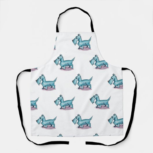 Cute Schnauzer Apron エプロン (正面)